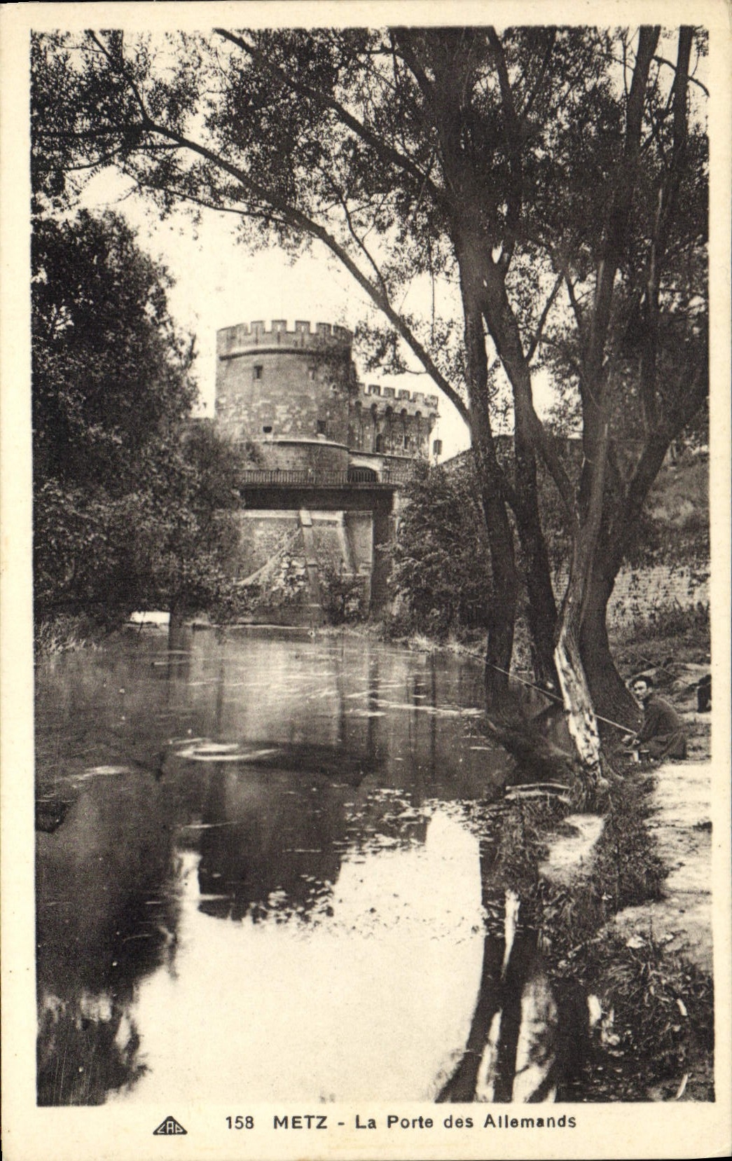 CPA Metz La Porte des Allemands