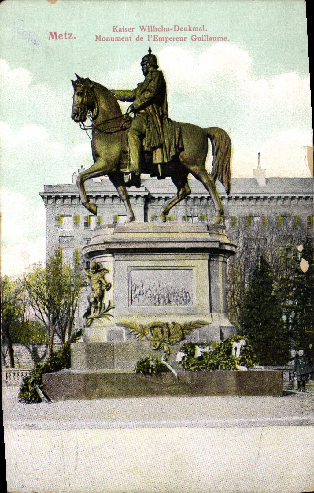 CPA Metz Monument de l'Empereur Guillaume
