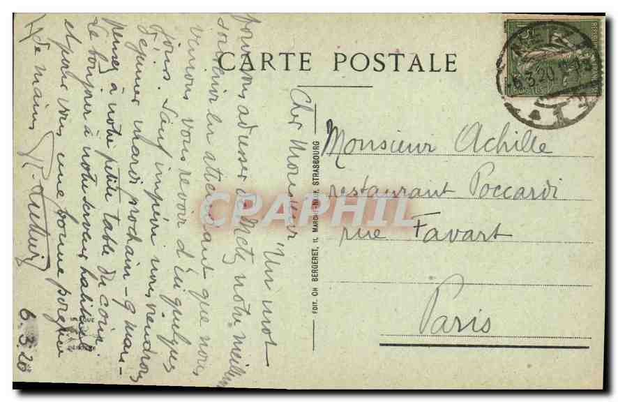 CPA Metz Le Prophete Guillaume II menottes aux mains — Rückseite