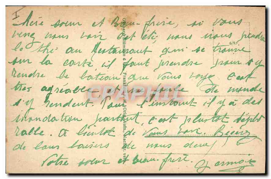 CPA Metz Sauvage — Back