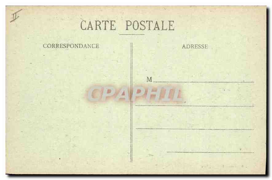 CPA Metz Rue de la Garc et Hotel des Postes — Rückseite