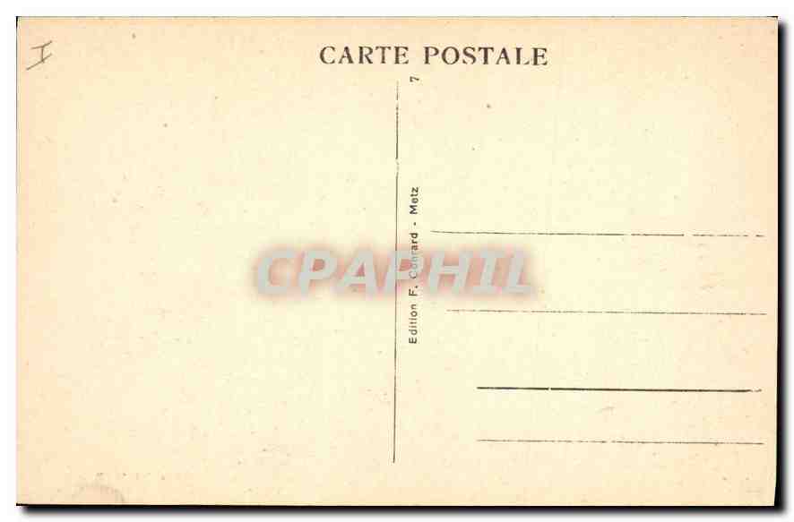 CPA Metz Porte des Allemands — Rückseite