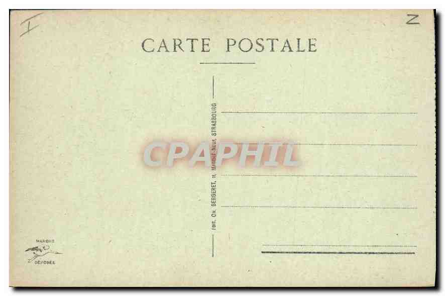 CPA Metz Place d'Armes — Back