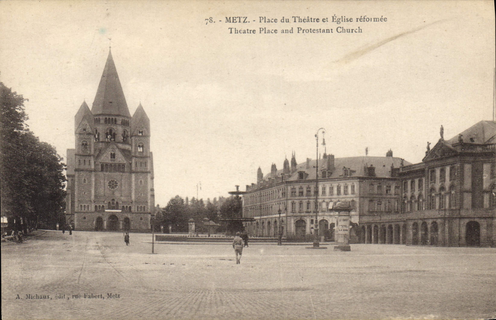 CPA Metz Place du Theatre