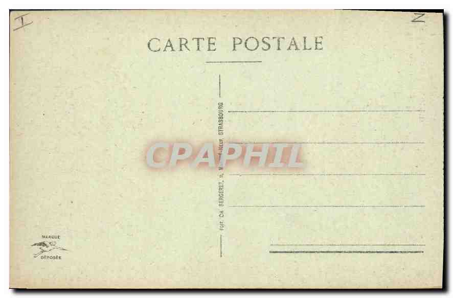 CPA Metz Marechal Fabert — Rückseite