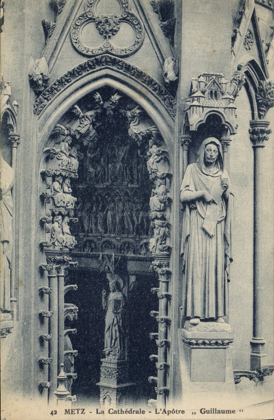 CPA Metz La Cathedrale L'apotre Guillaume