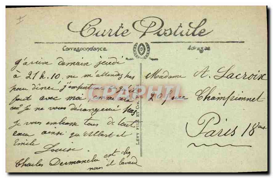 CPA Metz Au Bord de la Moselle — Rückseite