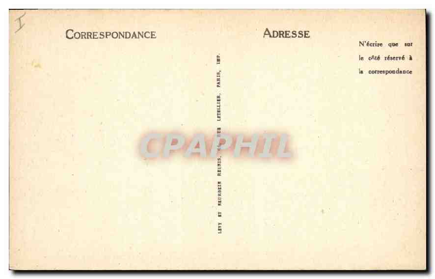 CPA Metz La Moselle au Pont des Roches — Rückseite