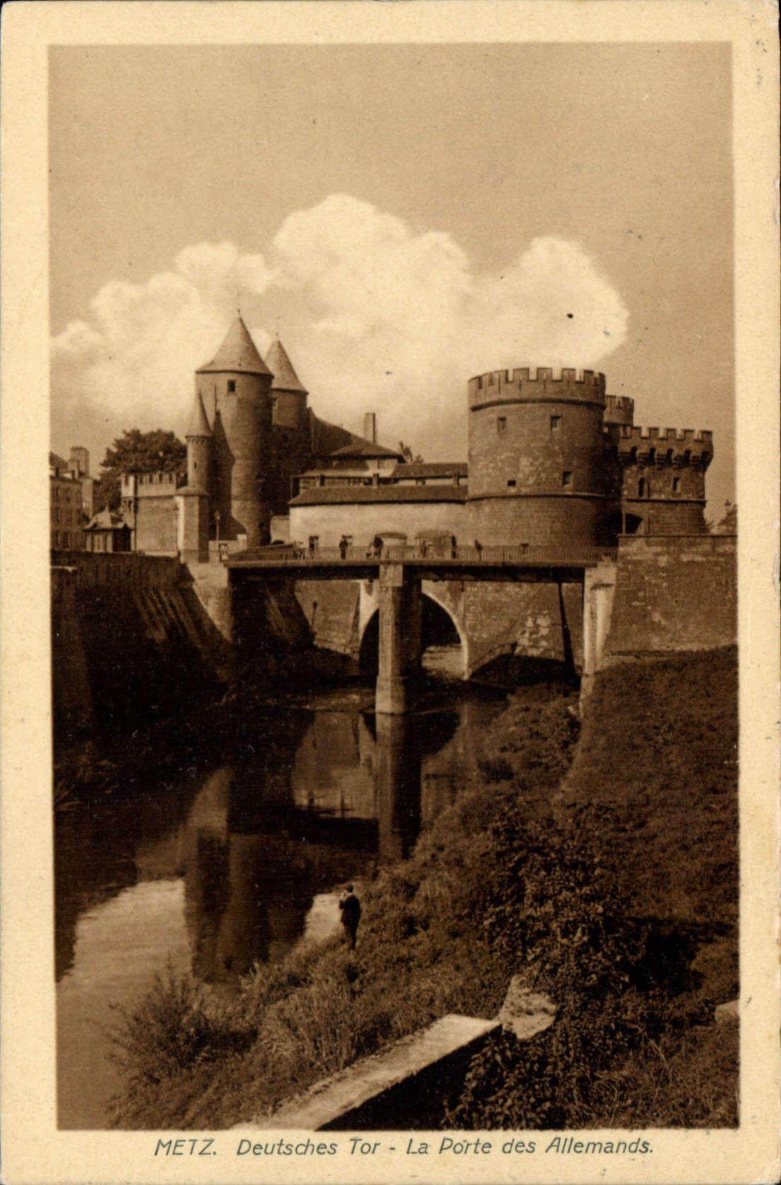 CPA Metz Deutsches Tor La Porte des Allemands