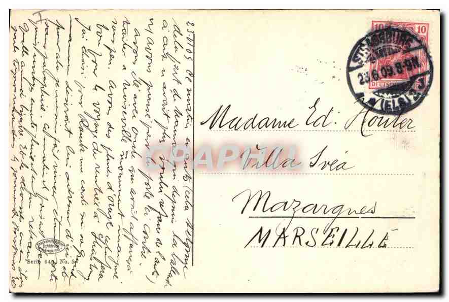 CPA Metz Deutsches Tor La Porte des Allemands — Rückseite