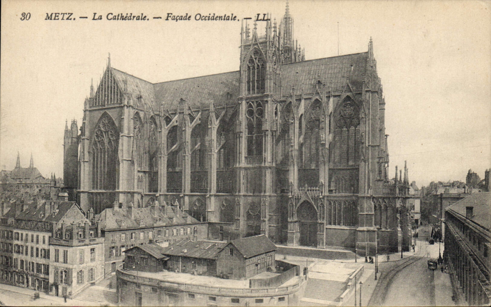 CPA Metz La Cathedrale Facade Occidentale