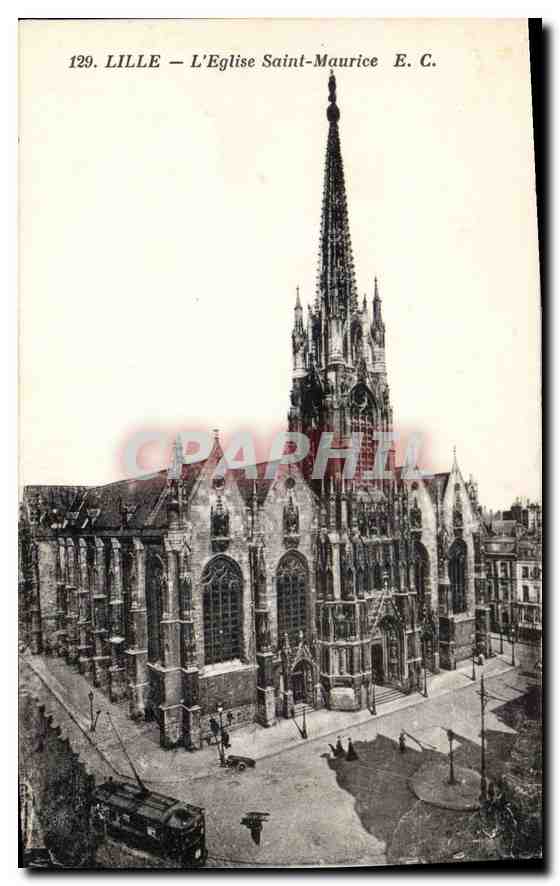 CPA Lille L'Eglise Saint Maurice