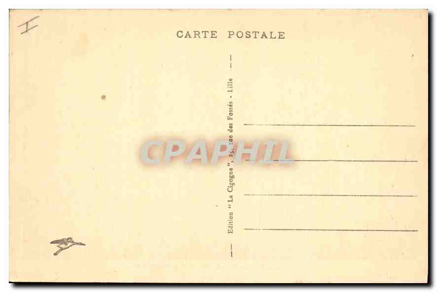 CPA Lille La Nouvelle Bourse et le Grand Theatre — Rückseite