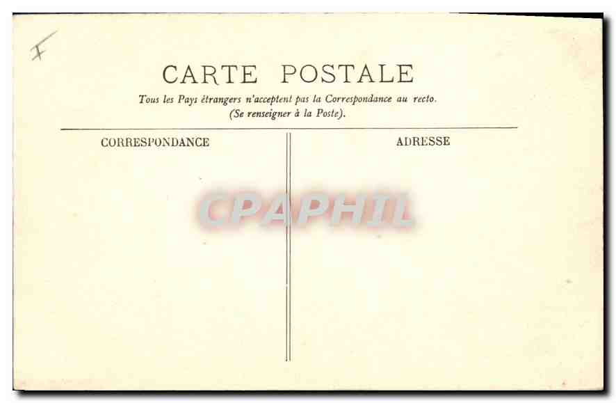 CPA Lille Le Palais des Beaux Arts — Rückseite