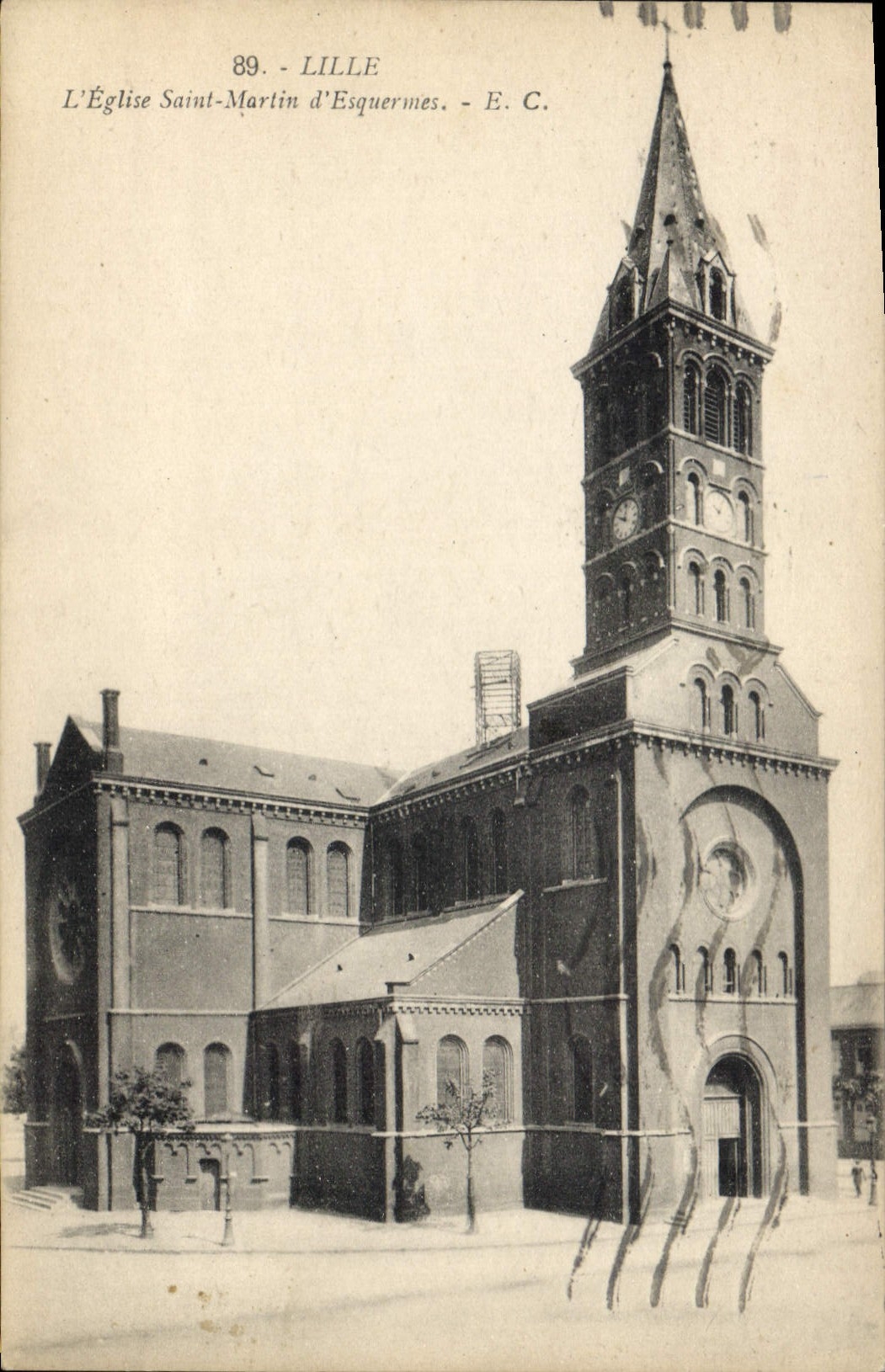 CPA Lille L'Eglise Saint Martin d'Esquermes