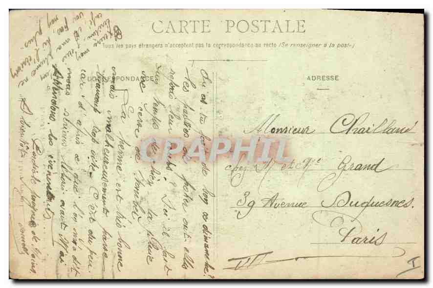 CPA Lille Colonne Commemorative du Siege de Lille dite la Deesse — Rückseite