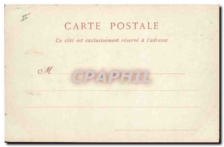 CPA Chateau de Compiegne Le Vestibule d'Honneur — Rückseite