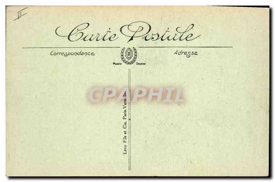 CPA Compiegne L'Oise et le Pont de la Ligne de Soissons Peche Pecheur — Rückseite