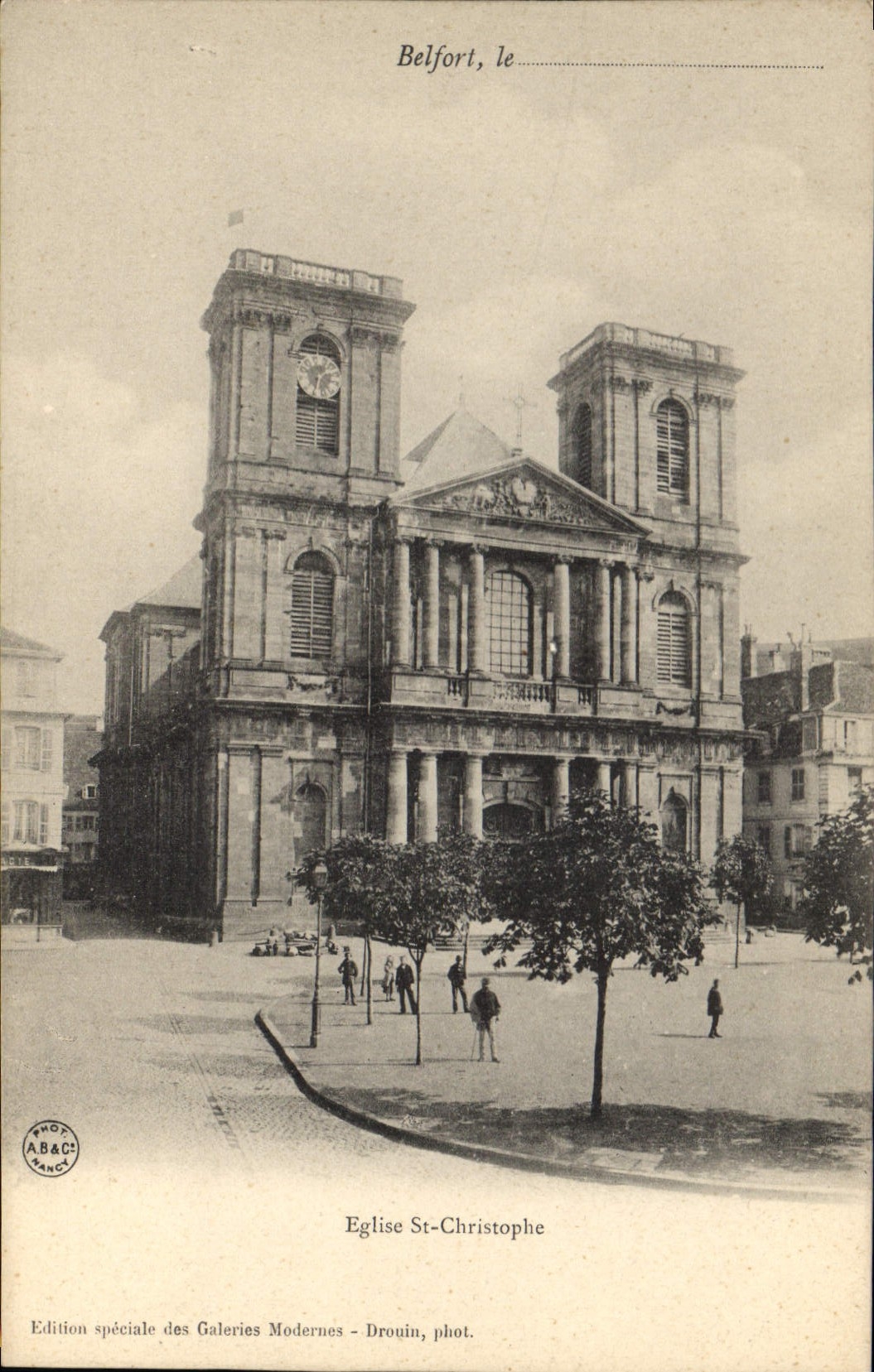 CPA Belfort Eglise St Christophe