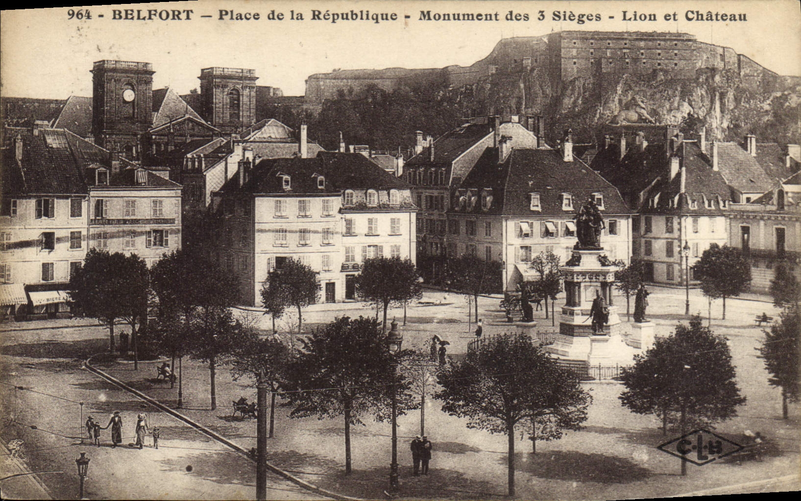 CPA Belfort Place de la Republique