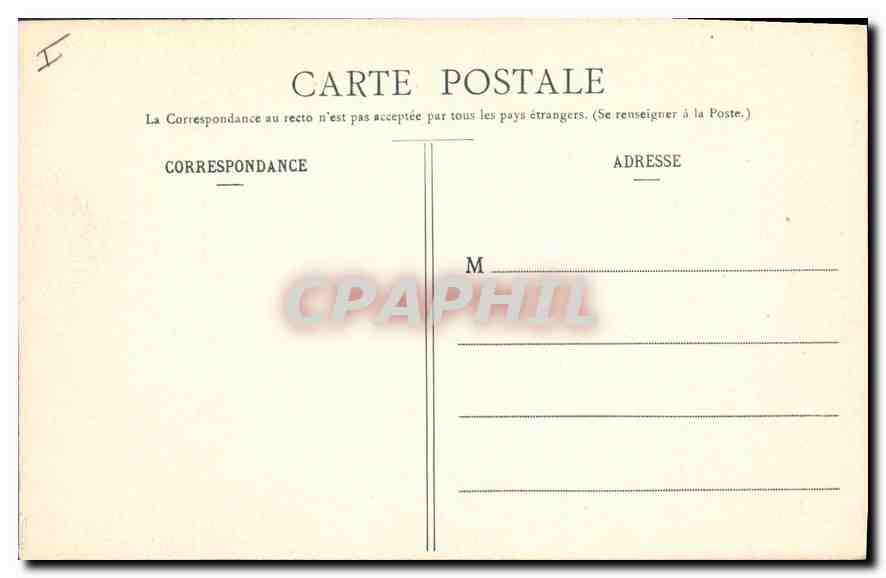 CPA Belfort La Statue Quand Meme — Verso