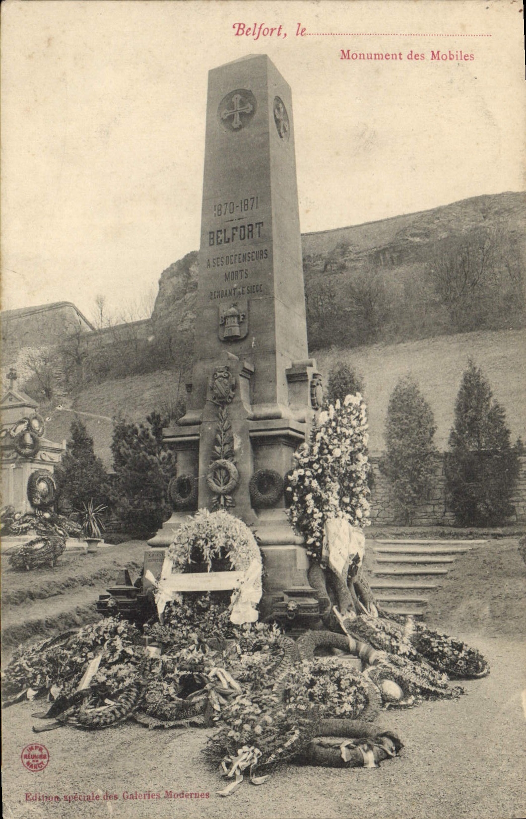 CPA Belfort Monument des Mobiles