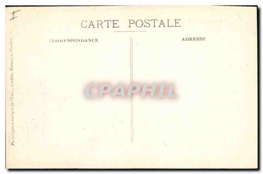 CPA Belfort Tour de la Miotte — Rückseite