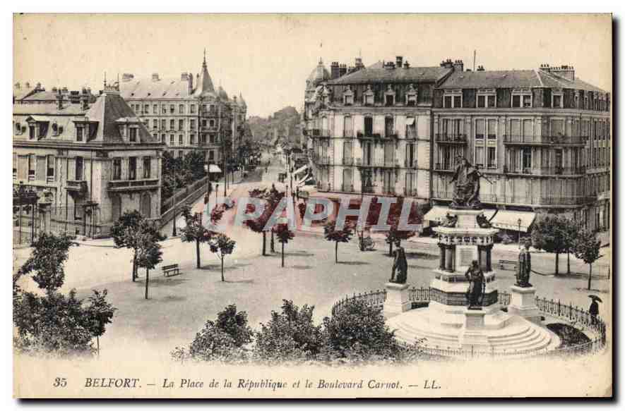 CPA Belfort La Place de la Republique