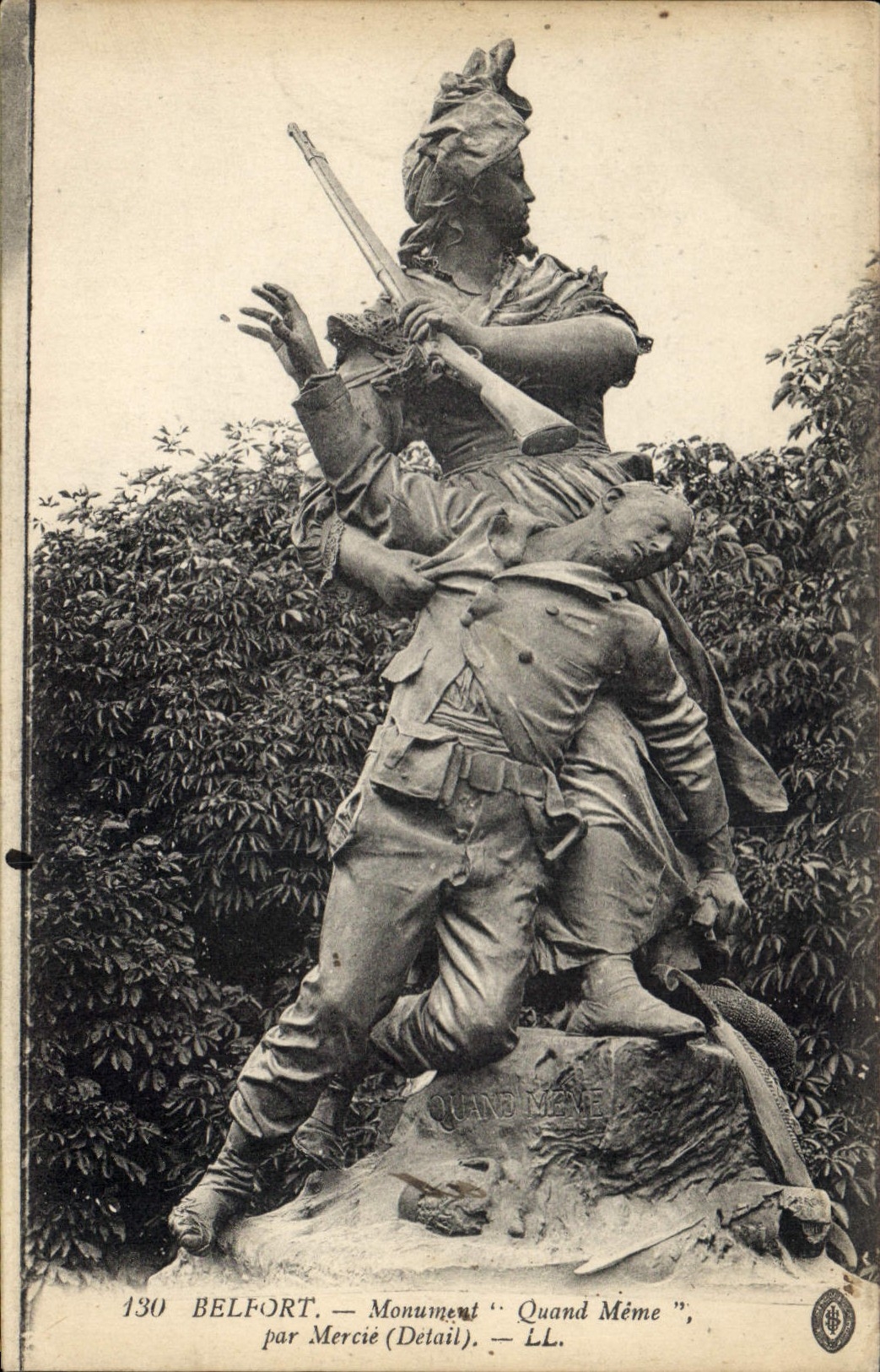 CPA Belfort Monument Quand Meme