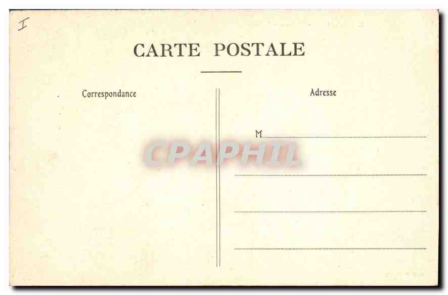 CPA Belfort Le Chateau et le Lion — Rückseite