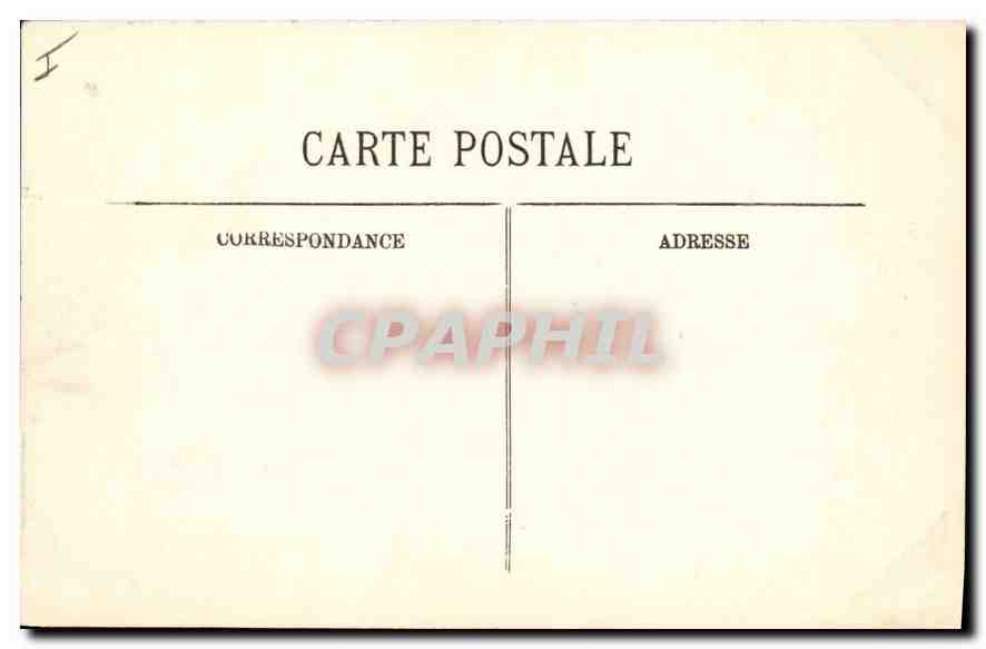 CPA Belfort Le Chateau et le Lion — Rückseite