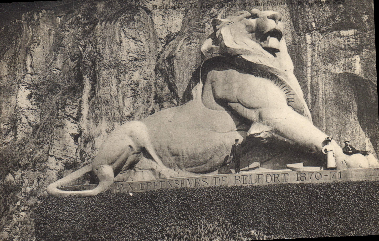 CPA Belfort Le Lion Vignette Tuberculose