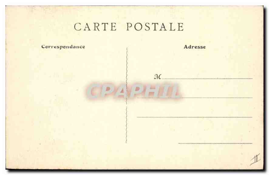Senlis (Oise) — Hôtel des Trois-Pots — Entrée du Château Henri IV — D. E. PARIS 97 — Rückseite