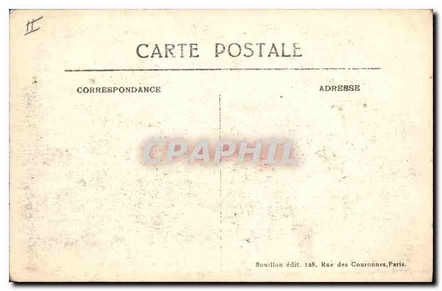 Senlis — Guerre Septembre 1914 — La Licorne, Rue Bellon et Rue Rougemaille — A. B. — Rückseite