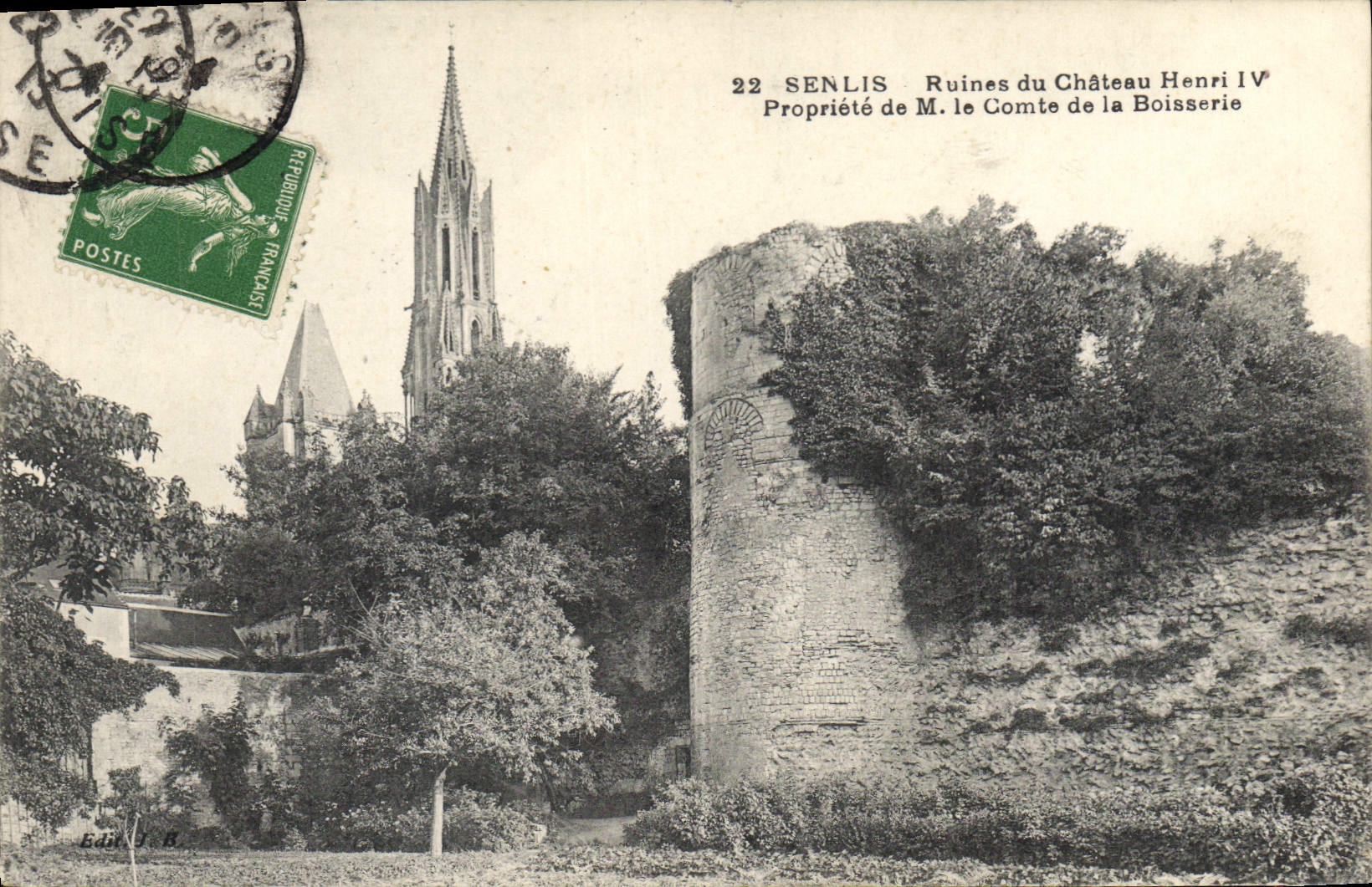 Senlis — Ruines du Château Henri IV — Éd. V. B.