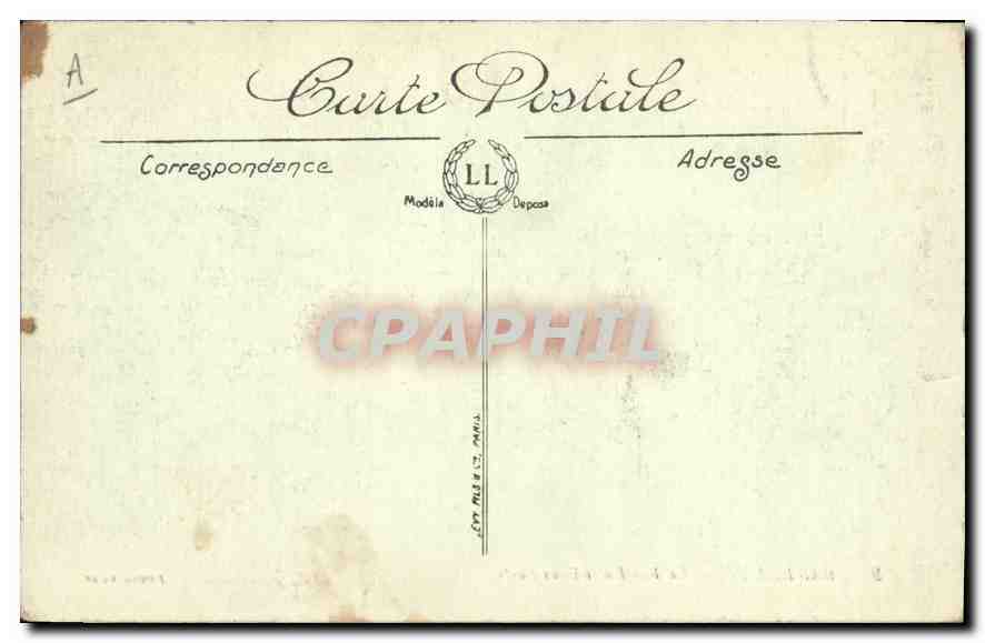 CPA Bar le Duc La Rue Entre deux Ponts — Rückseite
