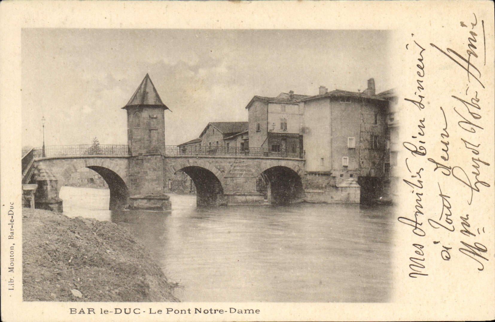 CPA Bar le Duc Le Pont Notre Dame