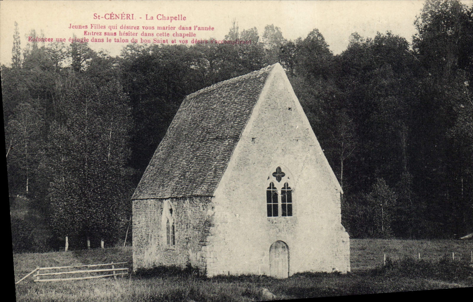St-CÉNÉRI - La Chapelle — éditeur non identifié, n° de série non visible