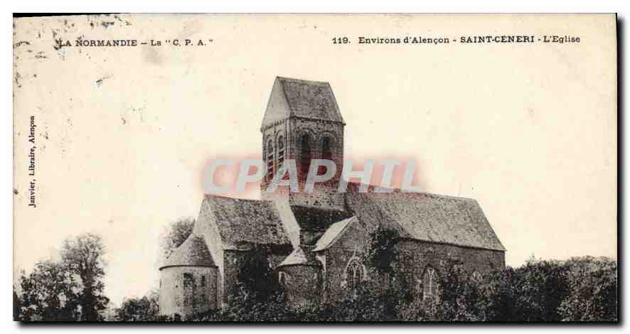 CPA La Normadie Environs d'Alencon Saint Ceneri L'Eglise