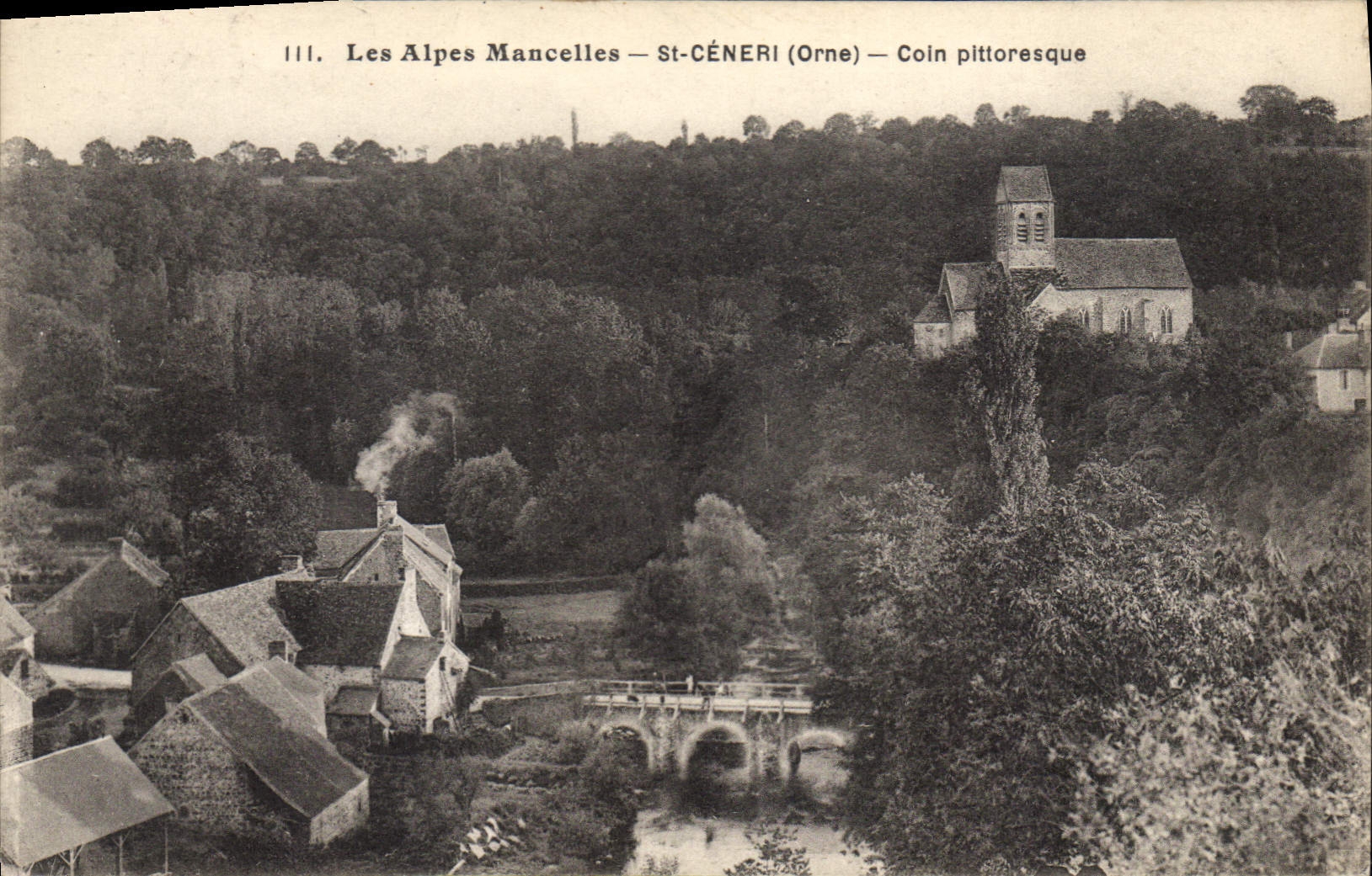 CPA Les Alpes Mancelles St Ceneri  le Gerei (Orne) Coin pittoresque