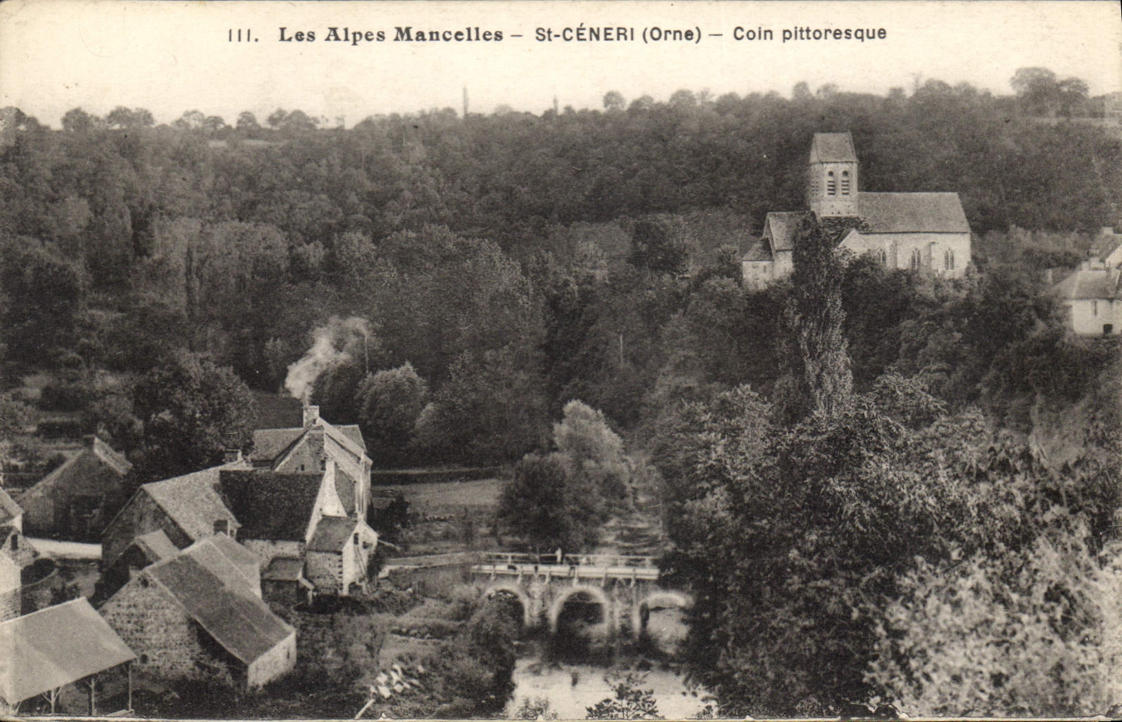 CPA Les Alpes Mancelles St Ceneri  le Gerei (Orne) Coin pittoresque