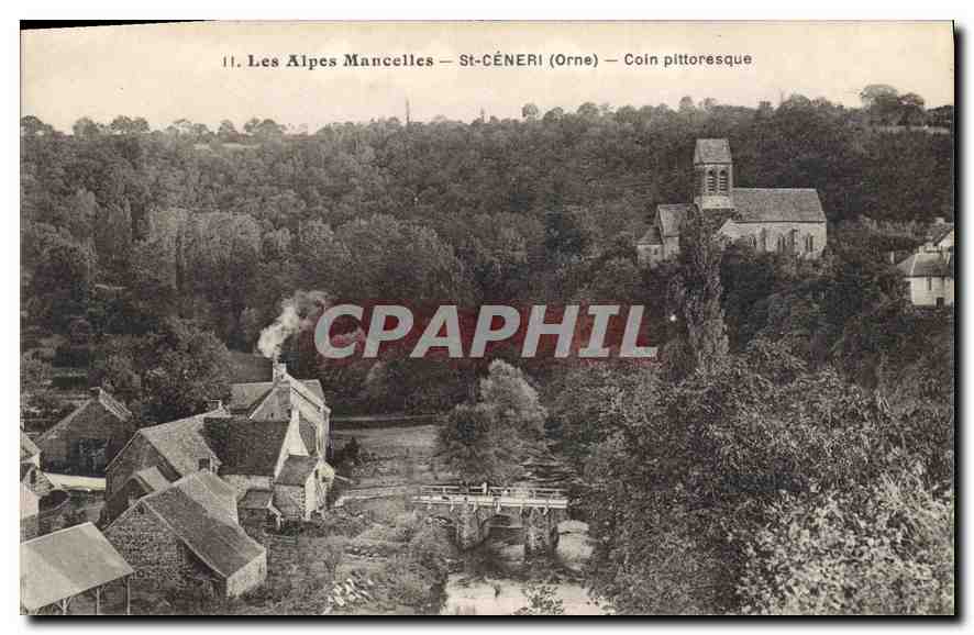 CPA Les Alpes Mancelles St Ceneri  le Gerei (Orne) Coin pittoresque