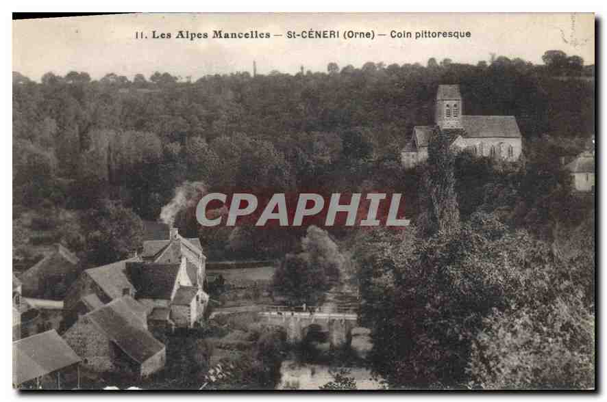 CPA Les Alpes Mancelles St Ceneri  le Gerei (Orne) Coin pittoresque