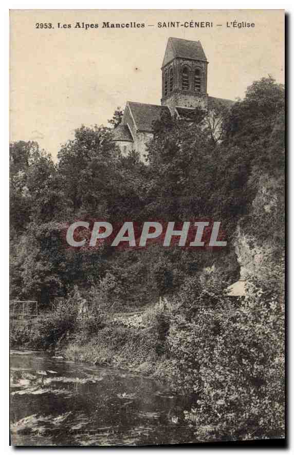 CPA Les Alpes Mancelles St Ceneri  le Gerei (Orne) L'Eglise