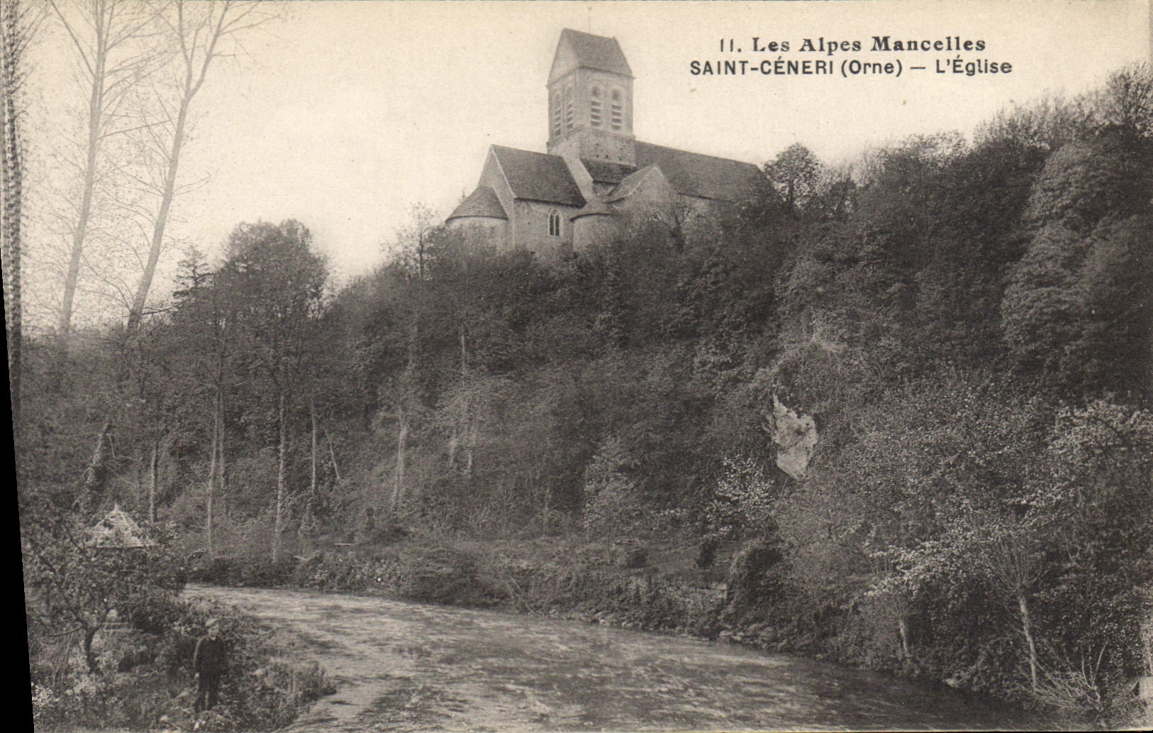 Saint-Céneri (Orne) — L'Église — A. Dolbeau, Le Mans