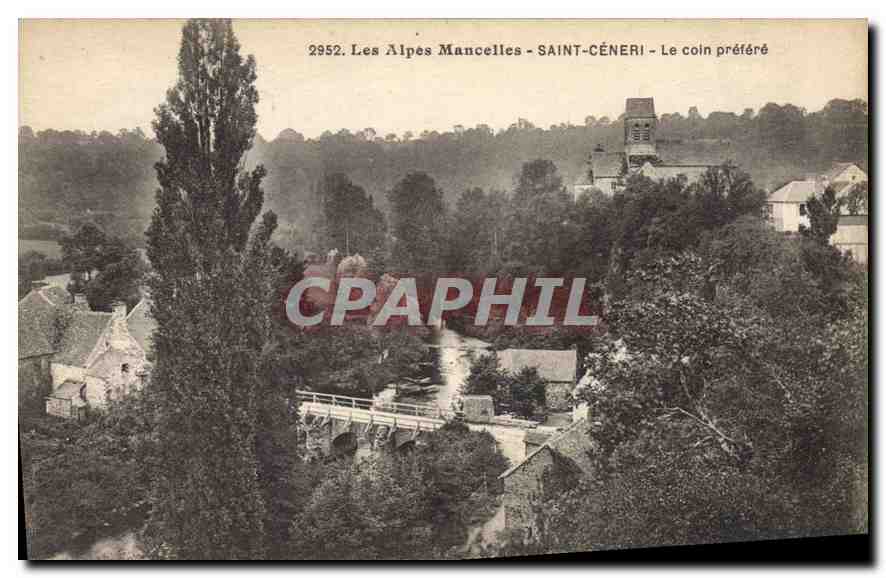 CPA Les Alpes Mancelles St Ceneri  le Gerei (Orne) Le coin prefere