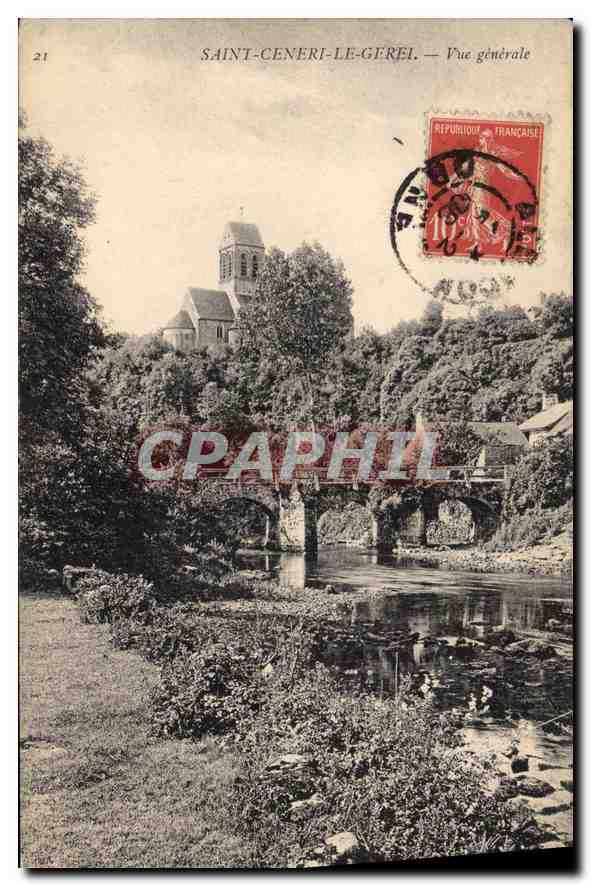 Saint-Céneri-le-Gérei — Vue générale — éditeur inconnu, n° 21