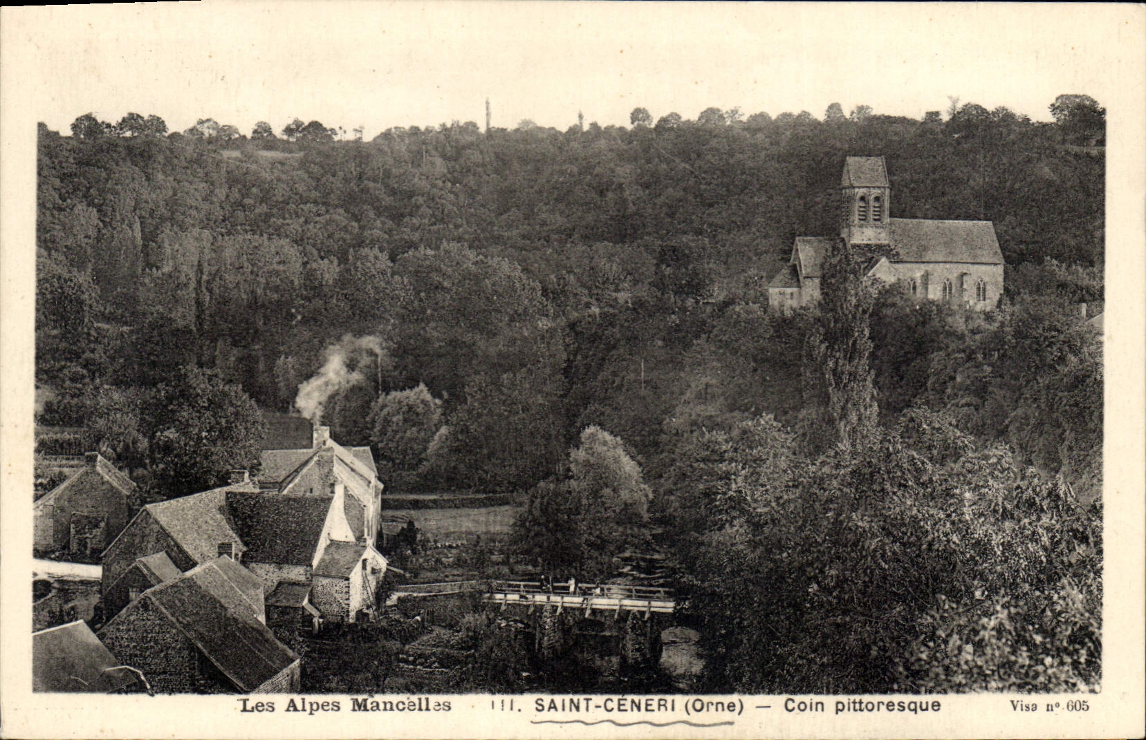 CPA Les Alpes Mancelles St Ceneri  le Gerei (Orne) Coin pittoresque