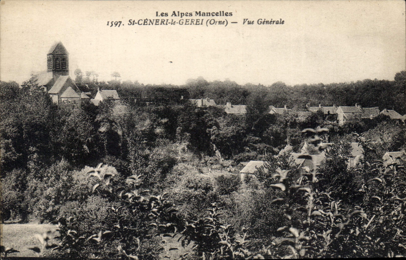 St-Céneri-le-Gerei (Orne) — Vue Générale — Les Alpes Mancelles — 1597