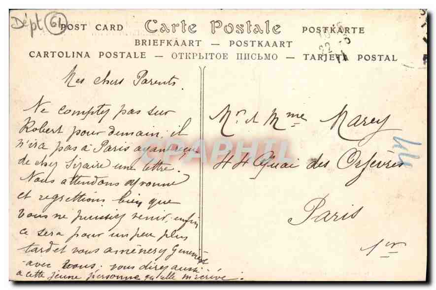 Saint-Ceneri-le-Geret — Les Alpes-Mancelles — Édition L. Joaïnax, Le Mans — Rückseite